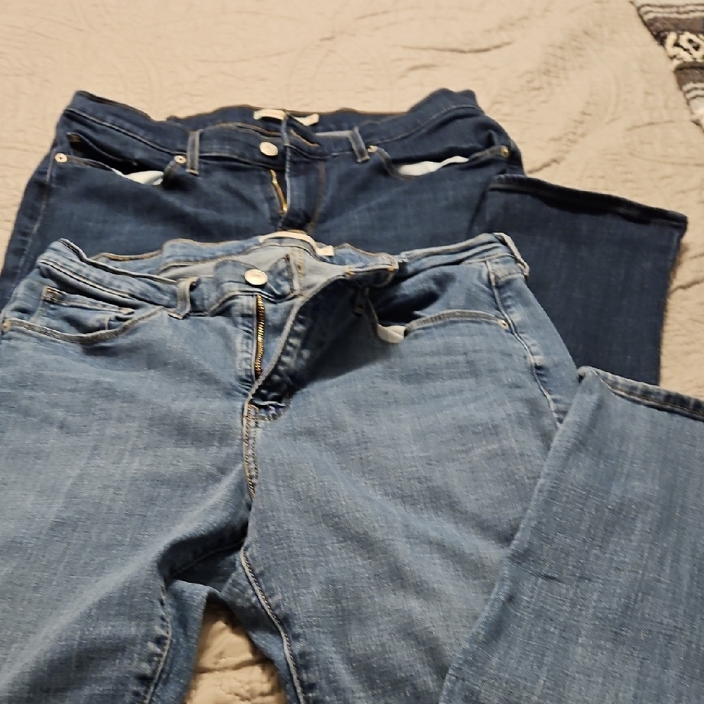 Levi's Women's Jeans in Dark and Light Blue